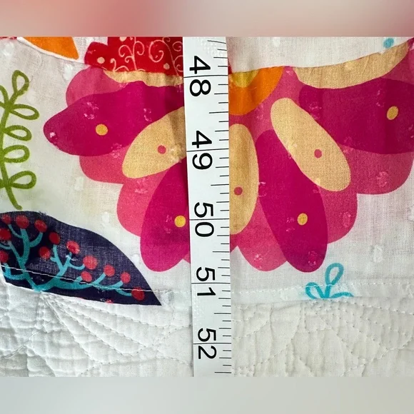 NWT SZ L Maude Vivante Colorful Floral Ana Dress summer garden - Picture 10 of 12